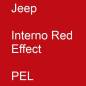 Preview: Jeep, Interno Red Effect, PEL.